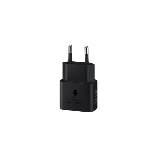 Samsung T2510N Type C Hızlı Şarj Adaptörü (25W Kablosuz) - Siyah EP-T2510NBEGWW