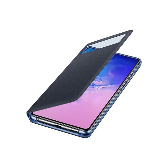 Samsung Galaxy S10 Lite S-View Kılıf - Siyah EF-EG770PBEGWW