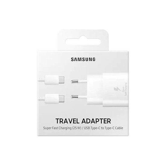 Samsung Hızlı Şarj Aleti Type-C 25W - Beyaz EP-TA800NWEGWW