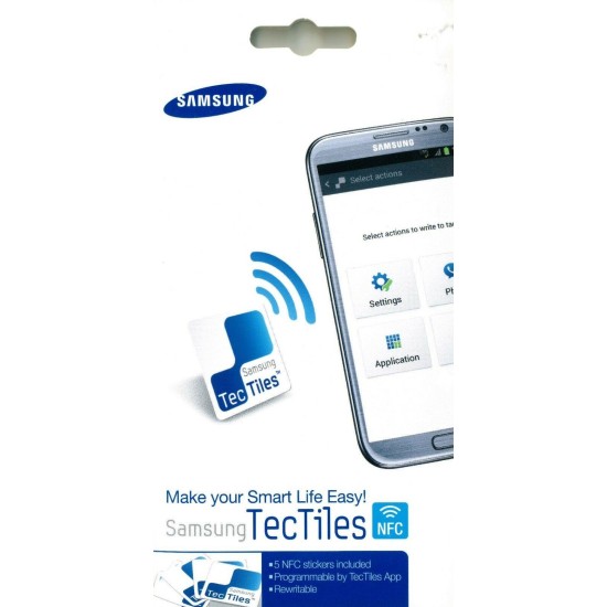 Samsung TecTiles NFC Çıkartma (5 Adet) EAD-X11SWEGSTD